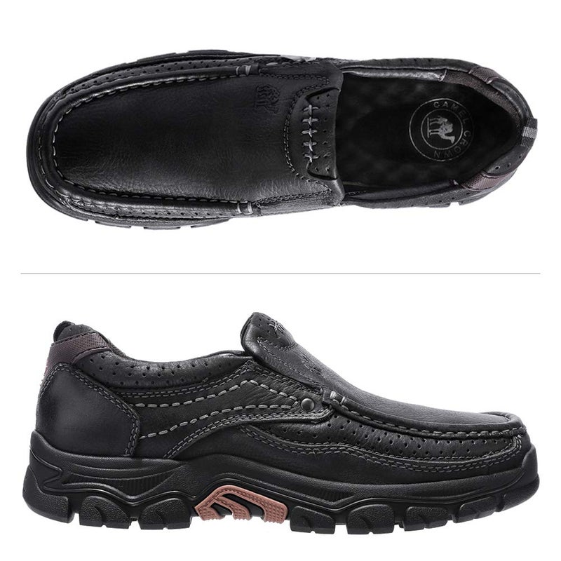 CAMEL CROWN Mens Loafers Slip On Loafer Leather Casual Walking Shoes Comfortable for Work Office Dress Outdoor - Image 1